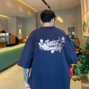 量大优 供视频 230g重磅纯棉短袖T恤男 NT228-特P 19  控38图片