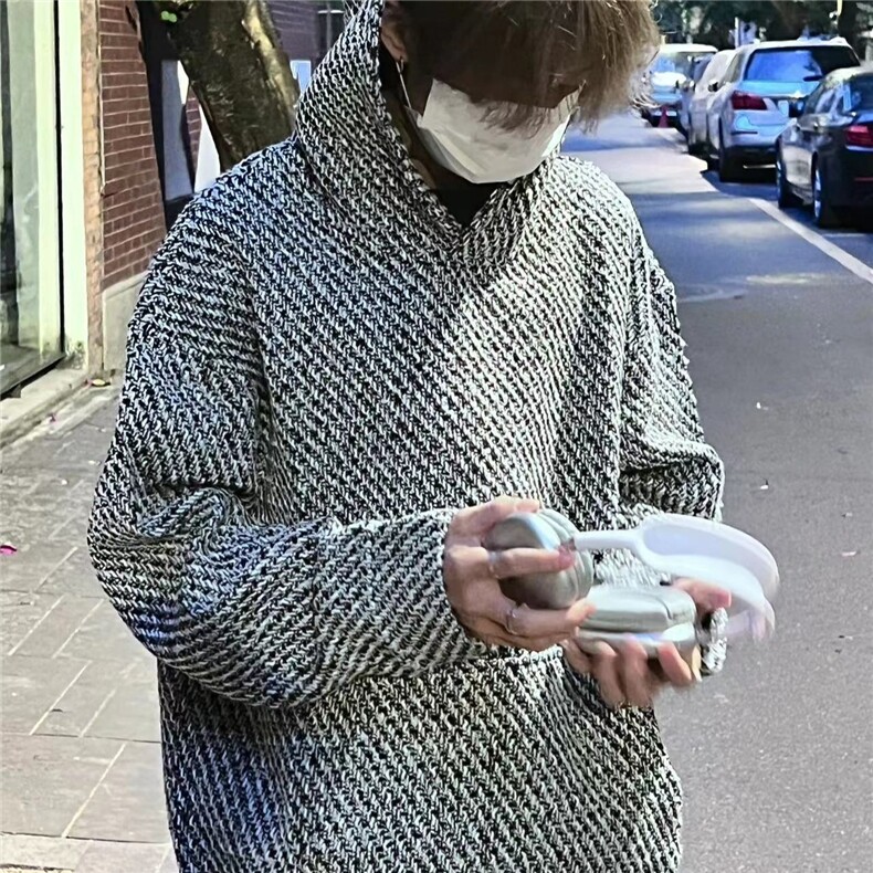 美式复古小香风套头连帽卫衣W123-P55,男装卫衣,星座1109-4