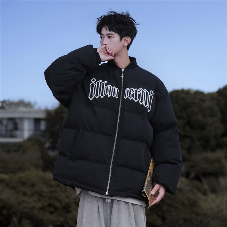 XMY2311特P95控158刺绣100聚酯冬季棉服美式立体绣棒球服外套棉衣,男装棉衣,电商B370