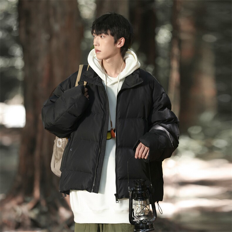 冬季新款港风立领棉服青少年潮流百搭保暖外套618A-26M006-P88,男装棉衣,星座914-4