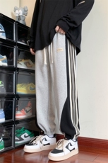补货纯棉休闲潮牌拼色运动裤子XZ301b-2-CK652P43，女装休闲裤，星座301B-2（原A443-1）