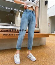 松紧腰男友裤，其它，臣己