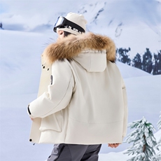 90绒羽绒服男士冬季新款户外潮牌连帽工装外套XZ309Y95711P275，男装羽绒服，星座309（原A406）