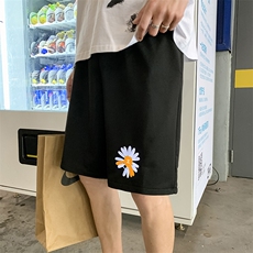 910A-D821港风夏装新款休闲运动短裤男女情侣裤子潮，男装休闲裤，星座910A