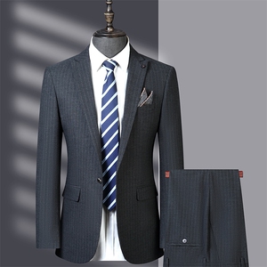 男士2023年春季西服礼服西装修身商务休闲男装西装套装图片