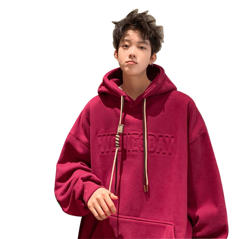 抖音品质加绒潮流立体钢印字母卫衣LMWY03JR-P60LMWY03-P55,男装卫衣,电商B325