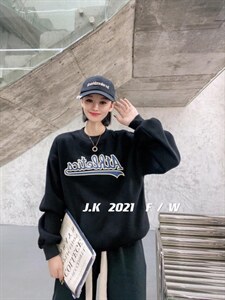 2021冬款加绒卫衣图片