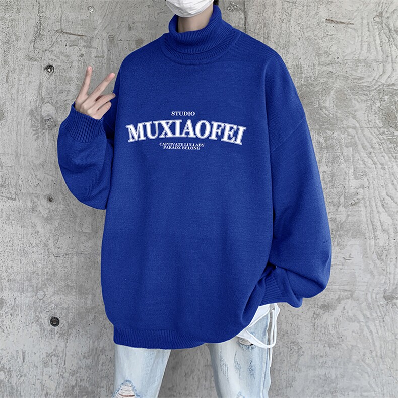 抖音供货、现货秋季冬高领毛衣宽松打底衫D223A-MG2303-特P45,男装针织衫/毛衣,电商019-1