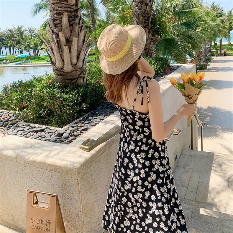 8号大货！夏季主推小雏菊爆版6510吊带裙P70控118连衣裙P80控128,女装连衣裙,浙宝123