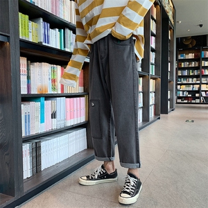 春季热卖秋季情侣牛仔裤可爱卡通绣花直筒裤子潮K21P55控78图片