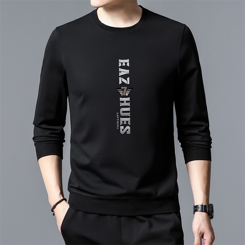 SA3033钱塘2020-2冬季厚款圆领百搭简约中青年男士时尚卫衣P62,男装卫衣,钱塘207-2