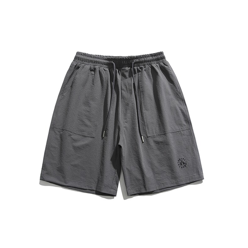外27-2GANYOU日系跑量款皱条提花泡泡格短裤DK16-P55,男装休闲裤,新杭派外27-2