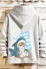 KS21217-P38连帽开衫卫衣男运动外套大码班服砖墙，男装卫衣，电商A040A