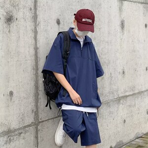 男潮流休闲套装宽松套装运动套装TA03P46图片