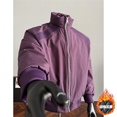 图潮牌美式解构立领棒球服棉衣男秋冬中性风保暖棉服特P68，男装棉衣，电商C306-1