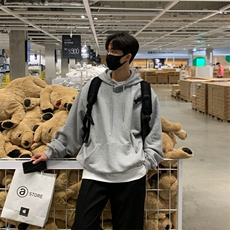 706-2-CY002秋冬男士韩版纯色连帽卫衣情侣百搭休闲外套潮，男装卫衣，星座706-2