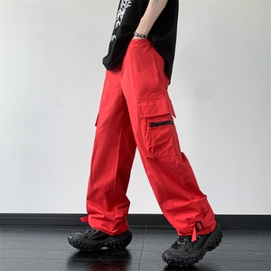 B221 美式ins街头hiphop宽松休闲多口袋工装裤子 LK23120-P65控88图片