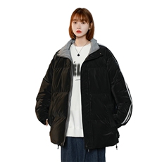 棉衣男秋冬季加厚棉袄外套条纹宽松ins潮面包棉服M0752-P108，男装棉衣，星座308B-1