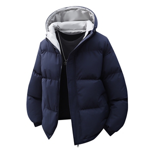 冬季clean撞色棉服中性加厚连帽短款棉衣 HZ8811-特P68不议价图片