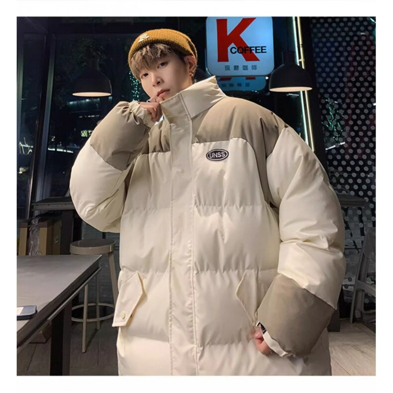 网络图现货美式复古潮牌撞色冬季新款宽松面包服棉袄J566-P75，鞋类箱包手腕包，星座715-7