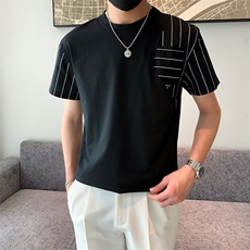 潮原宿新款日常短袖潮流简约男圆领夏季青春流行T恤T562-P35，男装T恤，星座1109-3