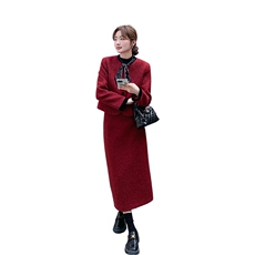 2025冬季女外套马甲半身裙两件套女装通勤职场气质西装套装，女装套装/套裙，欧黛芙妮