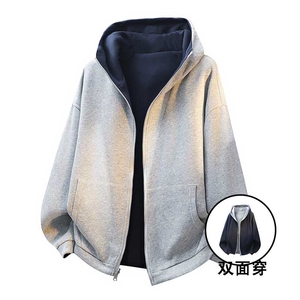 数据 重磅版型连帽廓形美式高领设计小众连帽卫衣WY7063P60图片