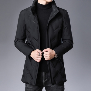 冬季新款中年男立领羽绒服中年爸爸冬装休闲款外套SFT90308-P285图片