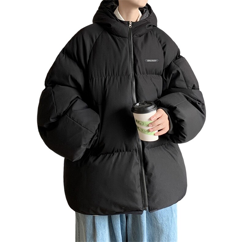 美式羽绒棉服男冬季2025新款面包服外套宽松大码oversize棉衣棉袄,男装棉衣,电商B367