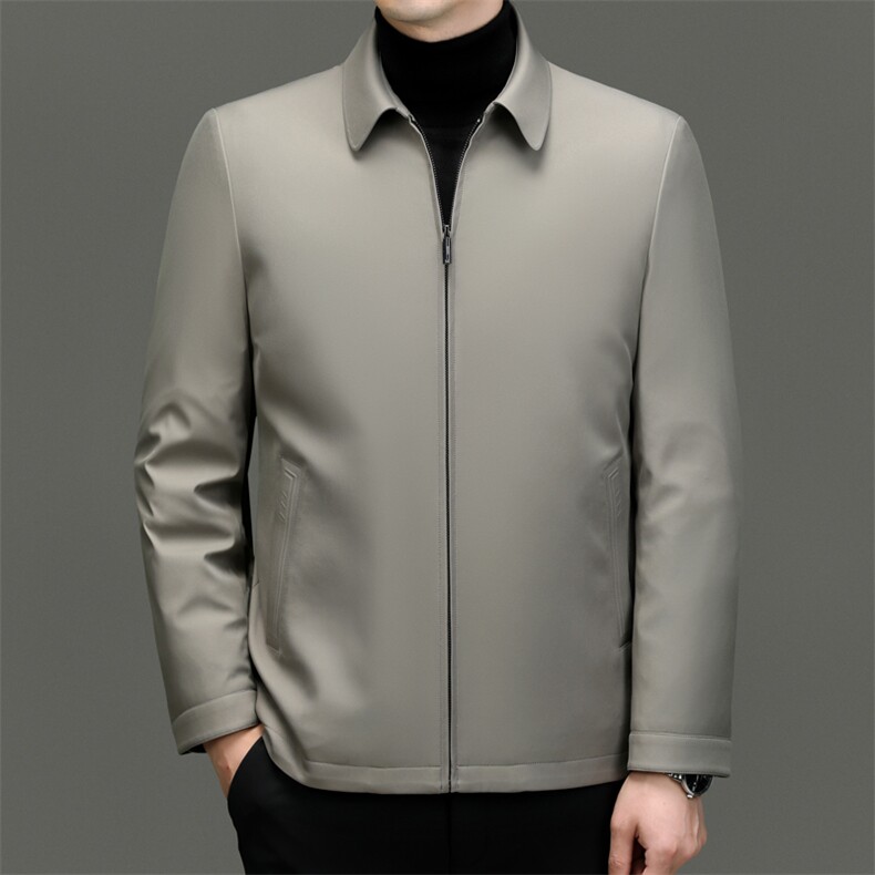 BN23793钱塘2020-2冬季商务休闲厚款中年男士90鹅绒羽绒服P185,男装羽绒服,钱塘207-2