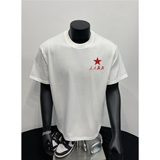 夏季新款潮为人民服务印花圆领短袖T恤打底衫2715-P29，男装T恤，电商C310