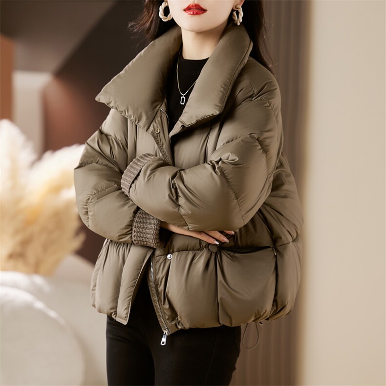现货！！！！！！！！！！白鸭绒外衣外套,女装羽绒服,素月