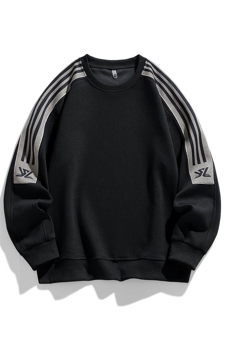 2XL-9XL大码胖男生时尚休闲圆领个性拼接卫衣男89,男装卫衣,星座209