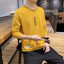 秋装款2021学生休闲圆领套头青少年长袖帅气运动卫衣男6767-P29，男装卫衣，星座217-4