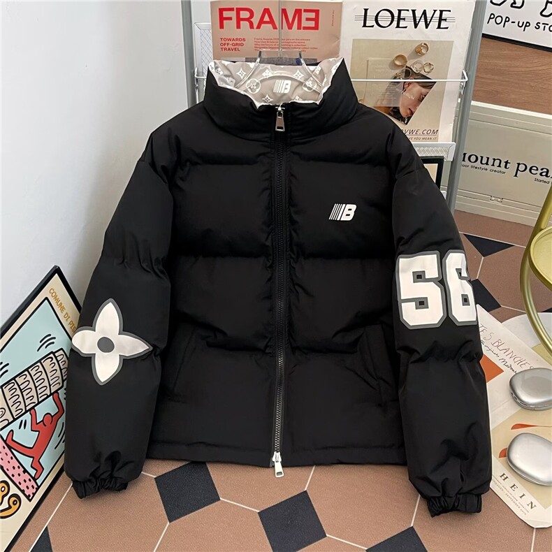 棉服男冬季新款面包服棉加厚保暖棉衣外套女ins新款LM90833-p93,男装棉衣,星座1008