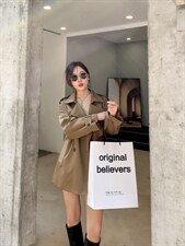 秋季新品时尚风衣，女装风衣，亿炫