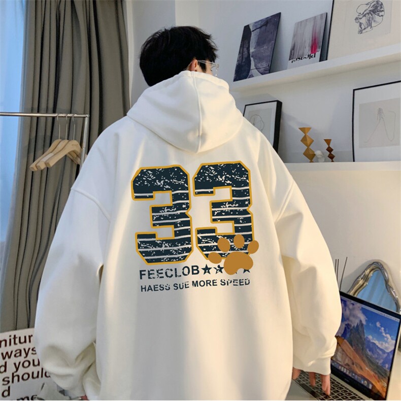 ！重磅大码M-4XL得物品质加厚连帽卫衣RH6231-特P35加绒42,男装卫衣,星座610B-1