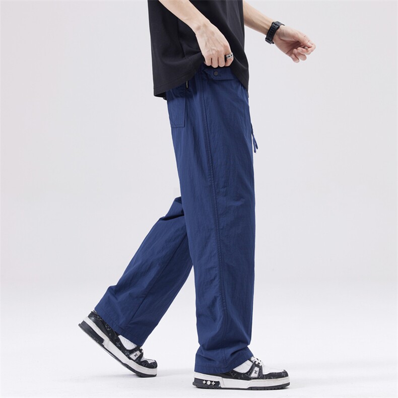 长裤子春夏季男款伞兵裤高街美式复古设计感前袋直筒裤DY582-P70，男装休闲裤，电商A178-1