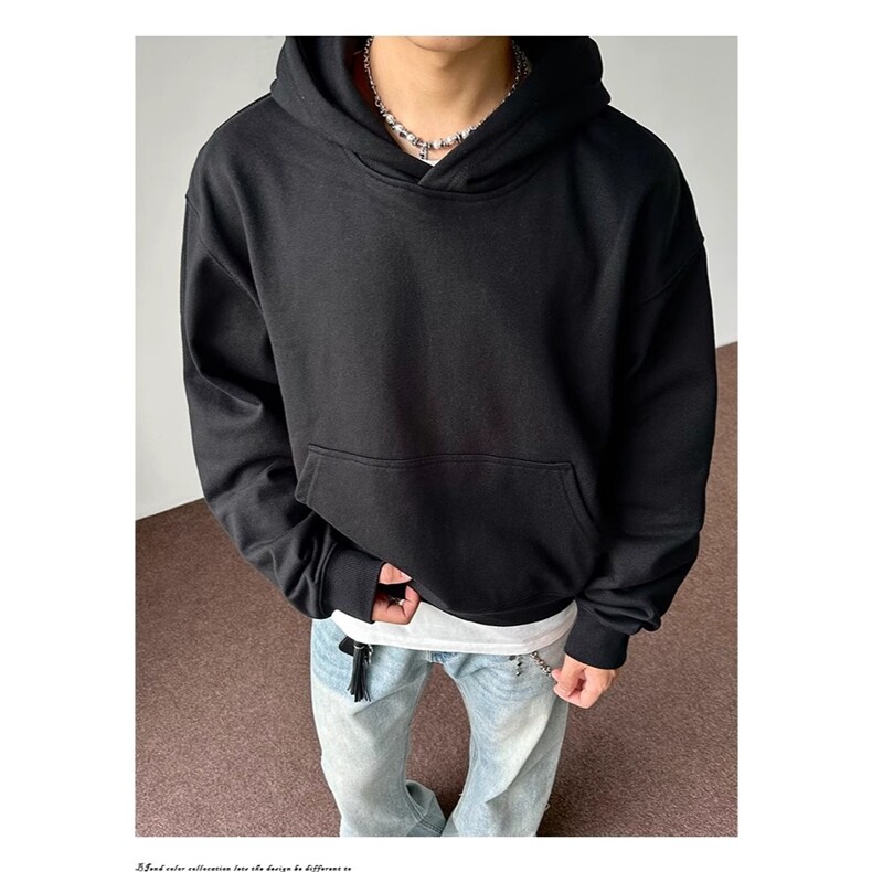 春秋欧美潮牌短款卫衣小众高级感显高外套男生时尚高街连帽上衣男,女装短外套,星座516A