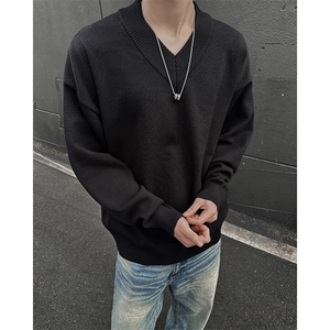 1506A/GM030/50毛衣外套慵懒风盐系叠穿羊毛衫潮1图片
