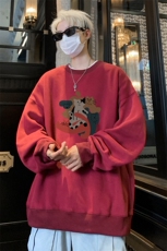 ！圆领卫衣男装港风长袖T恤男外套男WY257-特P23，男装T恤，电商B367