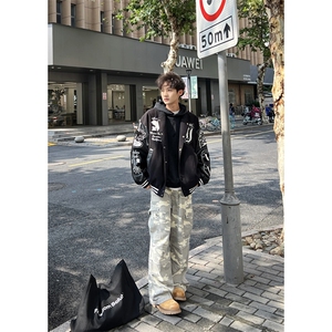 【网图】B221ins高街多口袋休闲迷彩工装裤子LK24253-特P48控78图片