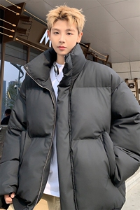 特批P100无差价冬季clean短款立领PU皮棉服男女宽松大码棉袄M2909图片