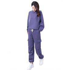 休闲女秋冬时尚潮流加厚加绒宽松减龄炸街圆领卫衣运动2025年秋季，女装卫衣/绒衫，凯瑟曼