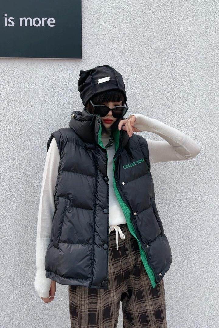 拼色马甲，女装马甲，别无选择