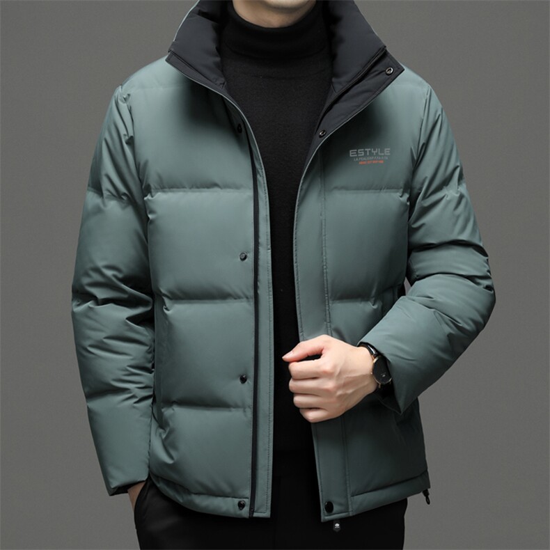 BN121钱塘2020-2冬季厚款时尚休闲百搭简约中年男士羽绒服P230,男装羽绒服,钱塘207-2