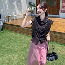 现货设计感搭配一整套减龄时尚穿搭套装裙两件套2938P145K218，女装连衣裙，2C029