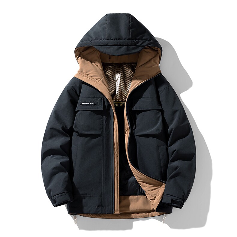 Y2361-P248L-9XL新标90绒冬季新款大码宽松连帽羽绒服，男装羽绒服，星座109