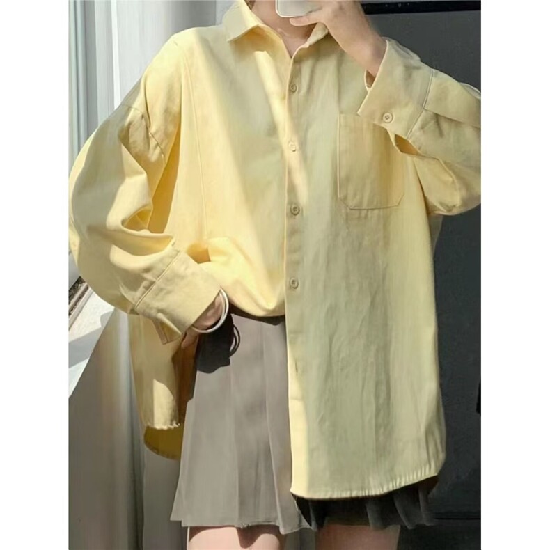 夏季薄款纯棉衬衫女日系小清新宽松休闲情侣款衬衣防晒开衫，男装防晒衣，星座1210-1