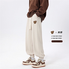 冬季加绒加厚休闲裤D329-QM554-P55-控78面料65棉35聚脂钎维，男装卫衣，电商D329